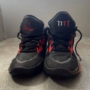 SALE -10% 
Nike Kids Black and Red Basketball Sneakers
